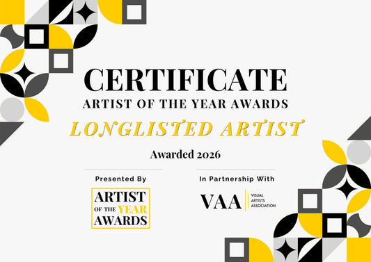 Longlisted for 2026 VAA artist of the year!